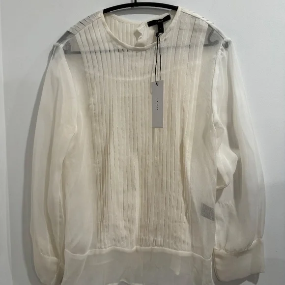 TROIS WHITE BLOUSE - Picture 6 of 6